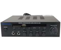 UNIVERSAL AV-998 MİNİ-2X35W USB-SD 2 MİK-12v GİRİŞLİ+220V-ANFİ