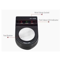 Antistatik ESD Kablolu Bileklik Test Cihazı IZ-W498