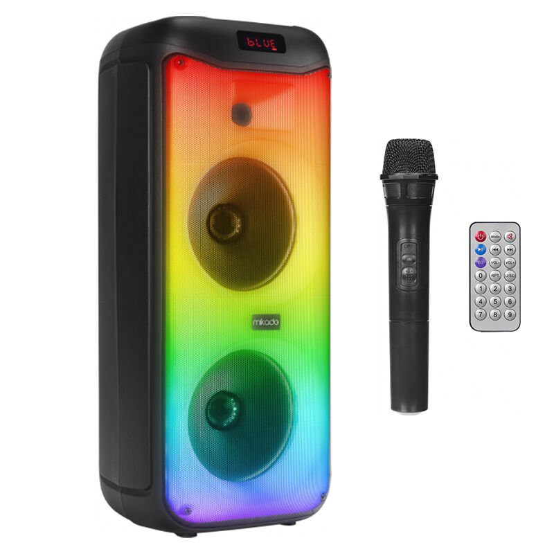Mıkado Md-40kp 40w Bluetooth Tws Fmli Rgb Işıklı Kablosuz Mikrofonlu Kule Hoparlör
