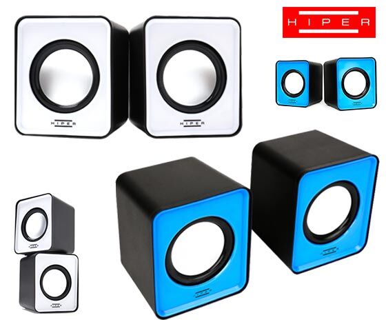 HIPER MS-10 1+1 MİNİ USB HOPARLÖR MAVİ*GÜMÜŞ