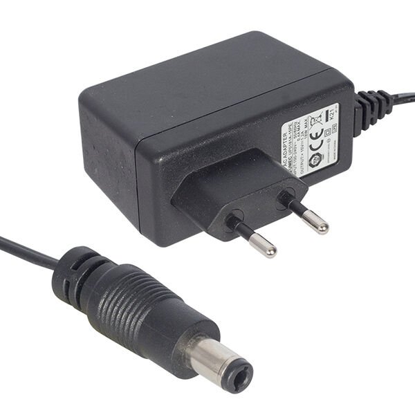 POWERMASTER PM-12105 15 VOLT - 1 AMPER - 15 WATT  PLASTİK KASA 5.5*2.5 UÇ PRİZ TİPİ ADAPTÖR