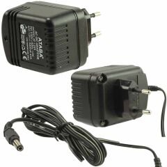 POWERMASTER PM-12105 15 VOLT - 1 AMPER - 15 WATT  PLASTİK KASA 5.5*2.5 UÇ PRİZ TİPİ ADAPTÖR