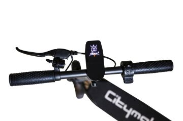Citymate Pro 350Watt Elektrikli Scooter 10 İnch Şişme Teker Siyah