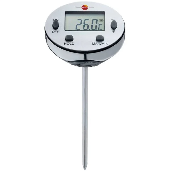Testo 0560-1113 Su Geçirmez Paslanmaz Mini Termometre