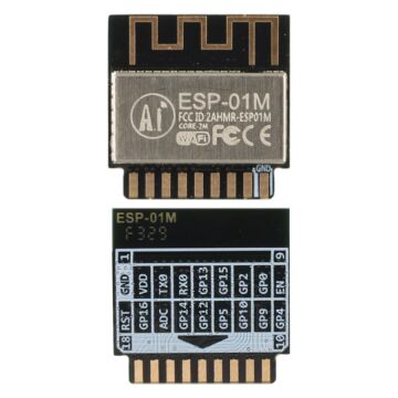 Ai-Thinker ESP-01M WiFi Modülü ESP8285 Çip Yerleşik Antenli Kablosuz Haberleşme Kartı