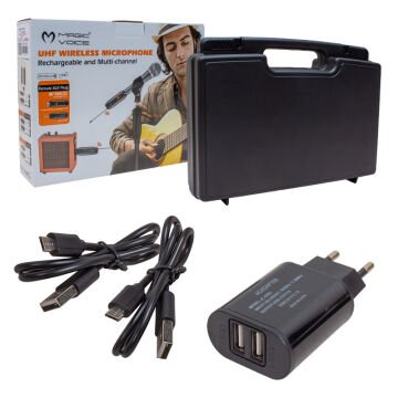 Magicvoice Uhf Gitar Tip Kablosuz Mikrofon (Genel Enstrümanlar İçin) MV-19586