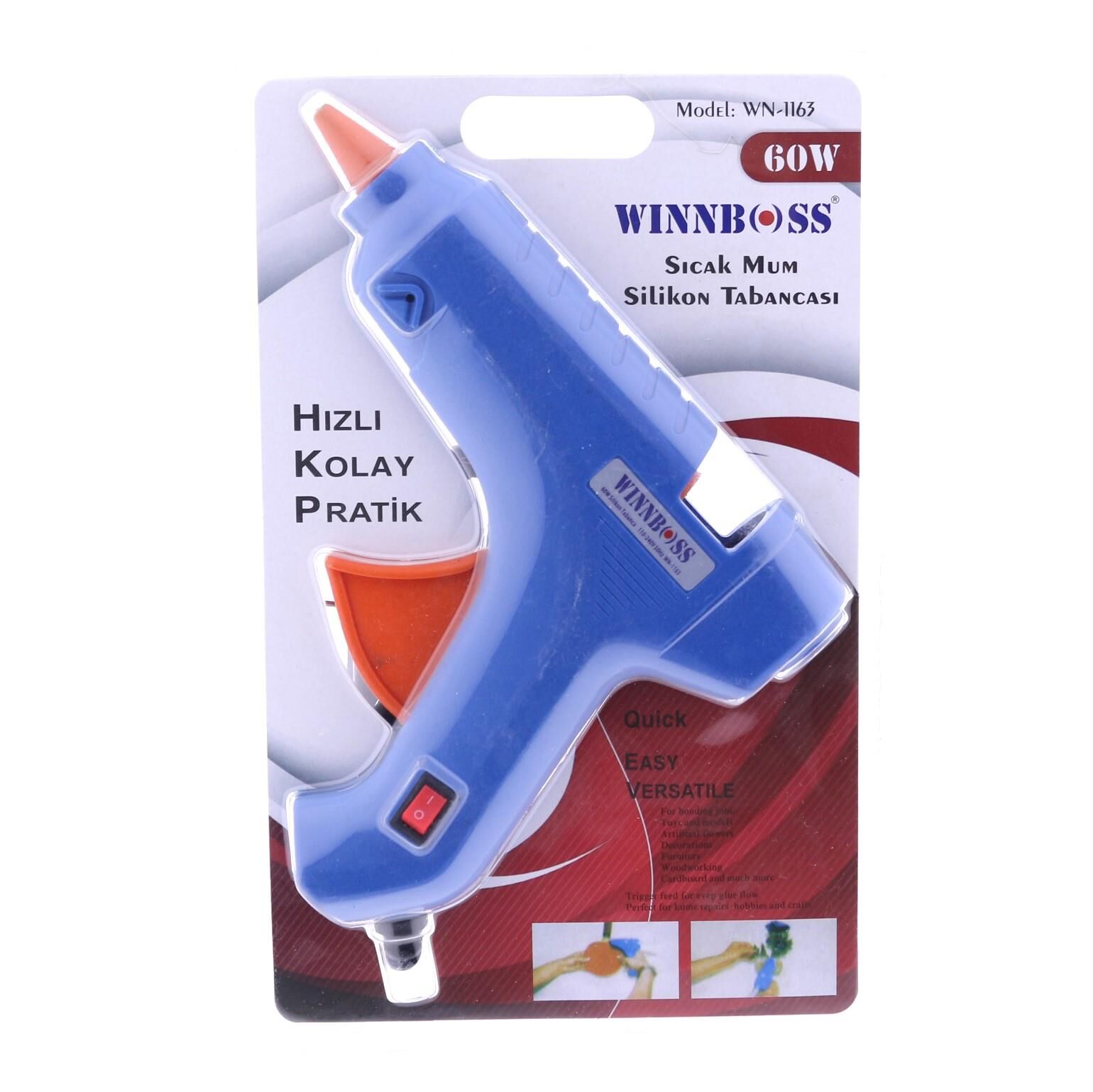 Winnboss Wn-1163 60 Watt Sıcak Mum Silikon Tabancası On/Off Switch