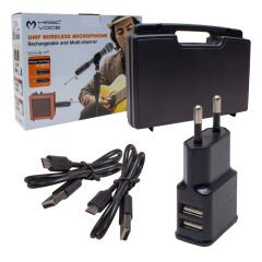 Magicvoice Mv-19590 UHF Kablosuz Amfi ve Enstrüman Aksesuarı Üçlü Set