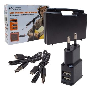 Magicvoice Mv-19590 UHF Kablosuz Amfi ve Enstrüman Aksesuarı Üçlü Set