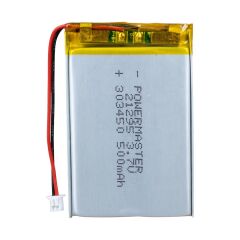 PowerMaster 303450 3.7 Volt 500 Mah Lityum Polimer Pil