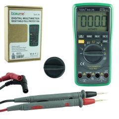 Baku BA-28 AC/DC Voltaj-Akım-Direnç-Diyot Ölçer Çok Fonksiyonlu Dijital Multimetre Ölçü Aleti