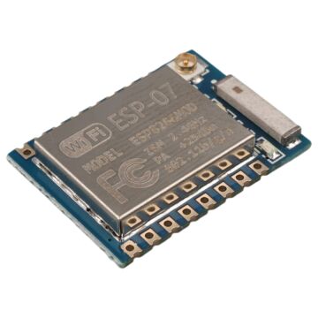 Mavi PCB ESP-07 WiFi Alıcı Verici Modülü 2.4GHz Kablosuz Antenli Haberleşme  IoT Kartı
