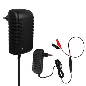 Weko 8.4 Volt - 1 Amper 5.5x2.5 Uçlu + Krokodil Aparatlı Yerli Üretim Akü Şarj Cihazı