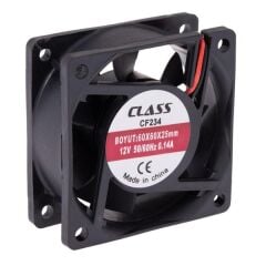 Class CF-234 - 60X60X25 DC 12V  Aksiyel Fan