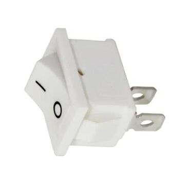 Powermaster IC-125B-1 Mini Beyaz Işıksız ON-OFF Anahtar