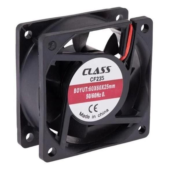 Class CF-235 60X60X25 DC 24V  Aksiyel Fan