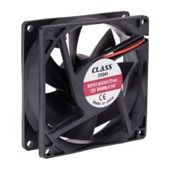 Class CF-241 - 80X80X25 DC 12V  Aksiyel Fan