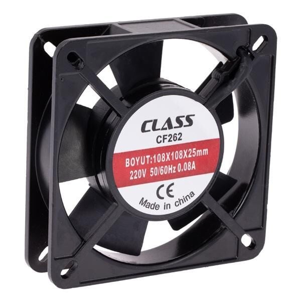 Class CF-262 - 108X108X25 AC 220V Aksiyel Fan