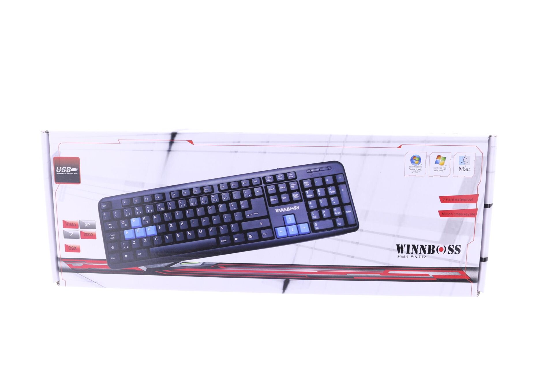 Winnboss WN-1152 Usb Standart Kablolu Q Klavye