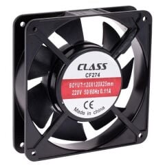 Class CF-274 - 120x120x25 AC 220V  Aksiyel Fan (5 Adet Gönderilecektir