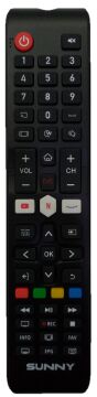 Sunny Netflix Amazon Youtube Tuşlu Lcd Tv Kumandası