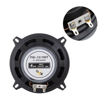 Powermaster PW-13T 4 Ohm 100 Watt 13 Cm Tweteerlı Tekli Hoparlör