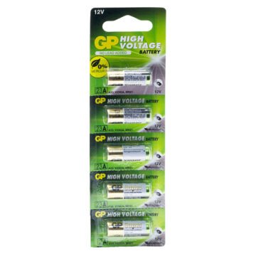 GP 23A 12V Kalın Alarm Pili (5'li Paket)