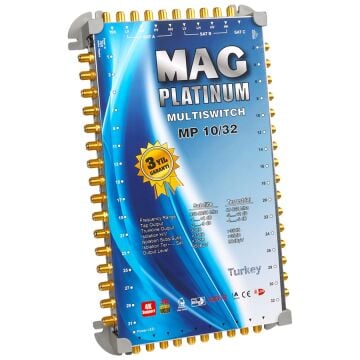 10*32 Sonlu/Kaskatlı Swıtchlı Uydu Santrali Mag Platınum