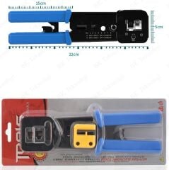 Yeni Nesil Rj45 Rj11 Cat5 Cat6 Konnektör Ağ Sıkma Çakma Pensesi