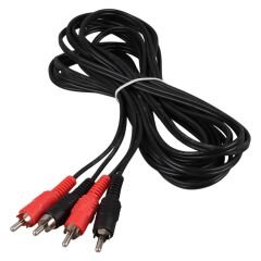 2 RCA + 2 RCA KABLO 5 METRE (5'Lİ PAKET)