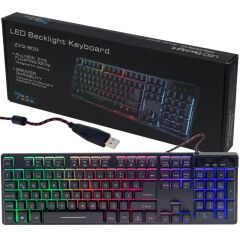 Hello HL-18744 Usb Kablolu Metal Kasa Mekanik Hisli RGB Işıklı Oyuncu Gaming Klavye
