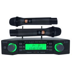 Roof R-203 2 El 2 Kanal UHF Kablosuz Telsiz Mikrofon