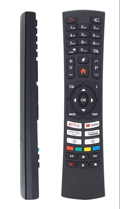 Vestel Netflix Prime Youtube Twitch Tuşlu Oval  Lcd Led Tv Kumanda