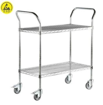 Antistatik ESD 2 Raflı Taşıma Arabası MX-B0402