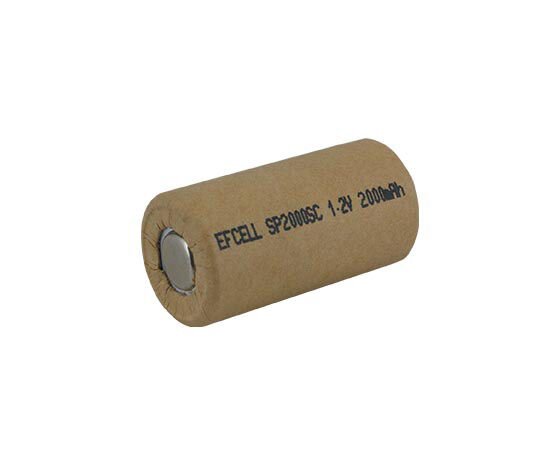 Supex Tekli 1.2 V 2000mA NI-CD Süpürge Pili 2000SC