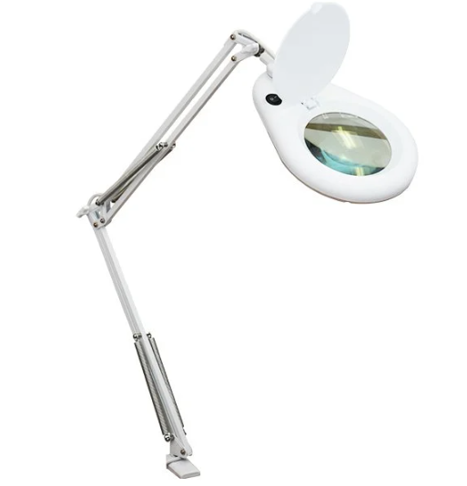 Tello Led Işıklı Masa Bağlantılı Büyüteç 5X