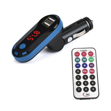 Hello HL-19683 FM Modulatör Çift USB/SD/MP3 12-24 Volt Bluetooth Hafızasız Fm Transmitter