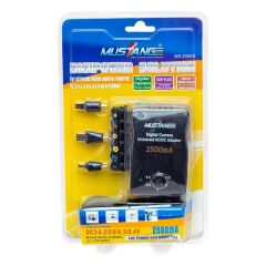 MUSTANG MS2500D 3 VOLT - 8.4 VOLT 2500 MA ÇOK UÇLU AYARLI KADEMELİ ADAPTÖR