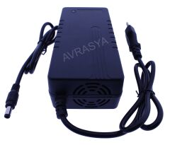 Charger 29.4 Volt 5 Amper Fanlı-Işıklı Kesicili Scooter Şarj Adaptörü