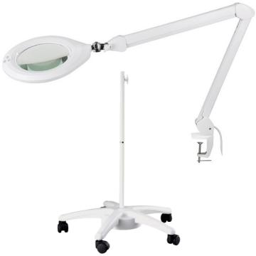 Luma Geniş Mercekli Ayaklı Büyüteç | Ayarlanabilir Led Işığı