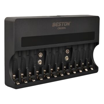 Beston C9028WL AA/AAA/9V/C Boy/D Boy/Lion Hızlı Pil Şarj Cihazı