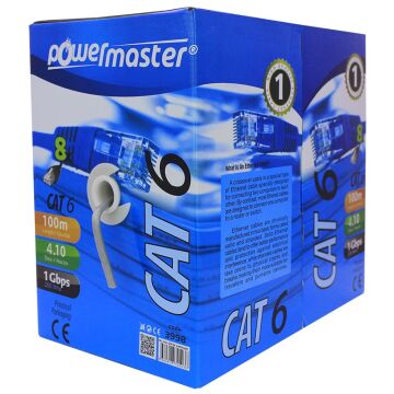 Powermaster Cat6 23 AWG 100 Metre Ethernet Network Kablosu