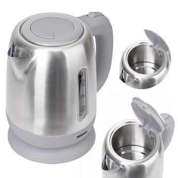 Crown CRW-7211 1800W 1.8 Litre Lüks Çelik Su Isıtıcı Kettle İnox
