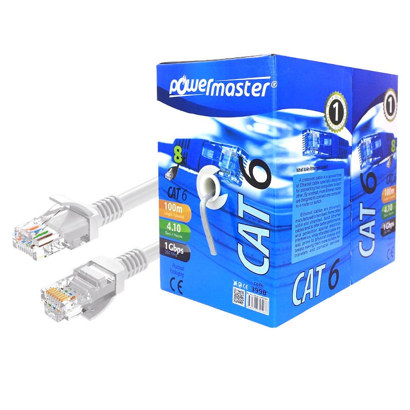 Powermaster Cat6 23 AWG 100 Metre Ethernet Network Kablosu