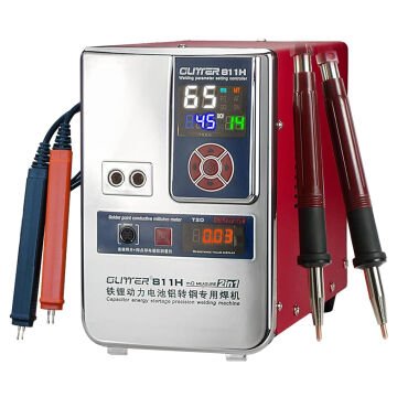 Glitter 811H Şarjlı Pil Profesyonel Bakır - Nikel Punta Kaynak Makinesi 36KW/42KW 7000A