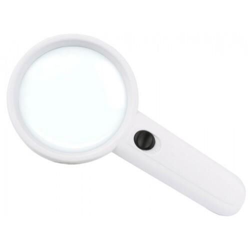 Nikula Çift Ledli Okuma Büyüteci 3x 75mm