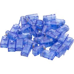 Powermaster PM-22702 RJ45 RJ45 CAT6 8P/8C Mavi Soket (100'lü Paket)