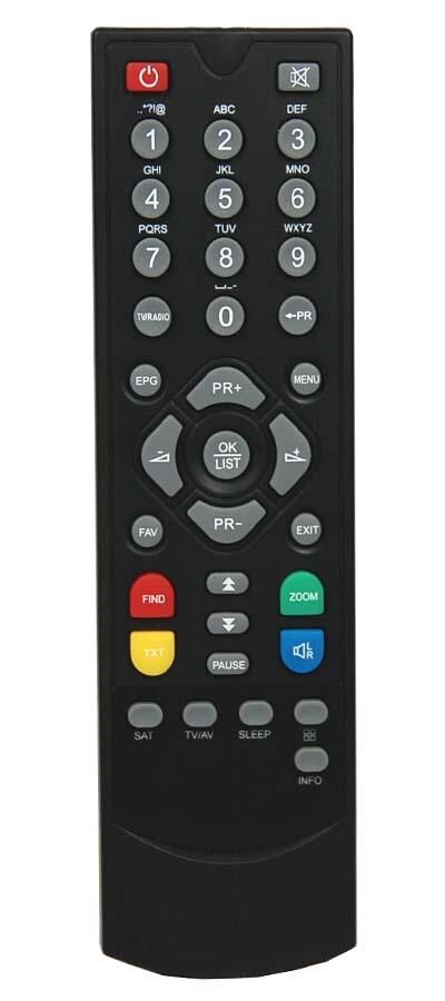 Wodex Siyah Kalıp Ok-564 İle Aynı Uydu Kumandası