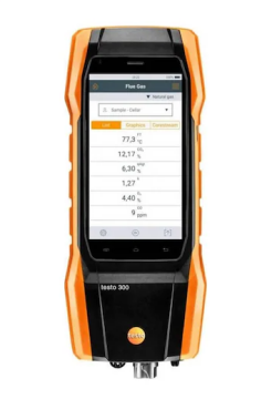 Testo 300 LL Baca Gazı Analiz Cihazı (Yazıcılı Set) 15000 PPM