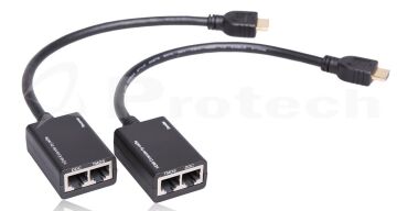 Hdmı Extender 30Mt 3D Cat-5e/6 Cable Sender